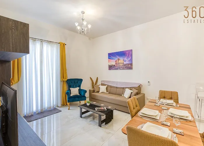 Stunning 2br Penthouse With Terrace In By 360 Estates Apartament Mosta